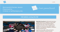 Desktop Screenshot of alephbetpreschool.org